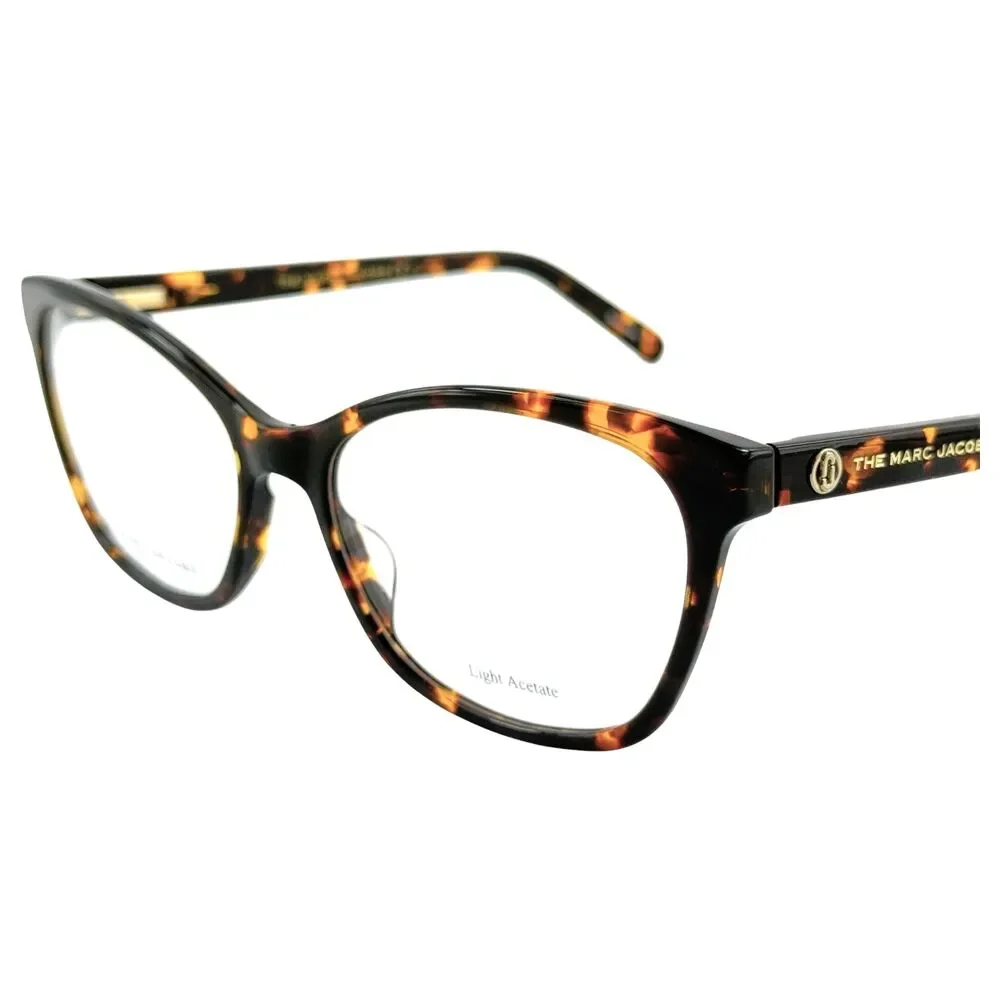 Marc Jacobs Marc 539  Womens Plastic Eyeglass Frame WR9 Brown Havana 53-16